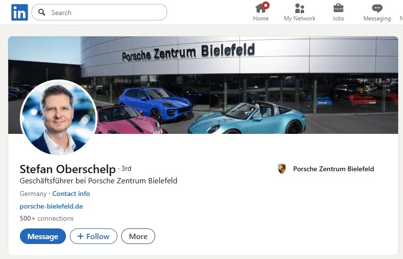 Stefan Oberschelp - LinkedIn Profil